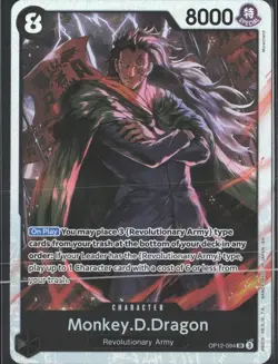 One Piece Monkey.D.Dragon OP12-094 Super Rare Foil - Image 1