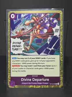 One Piece TCG English OP13-076 Divine Departure R FOIL ENGLISH - Image 1