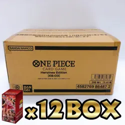 One Piece Japanese Extra Booster Heroines Edition Sealed Case (12 Boxes) EB-03 - Image 1