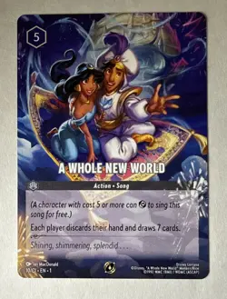 Disney Lorcana A Whole New World Infinity Promo Card 10/C1 EN 1 Non Foil - Image 2