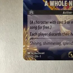 Disney Lorcana A Whole New World Infinity Promo Card 10/C1 EN 1 Non Foil - Image 4