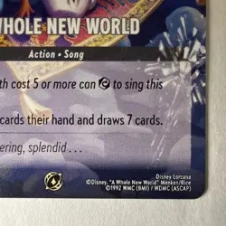 Disney Lorcana A Whole New World Infinity Promo Card 10/C1 EN 1 Non Foil - Image 5