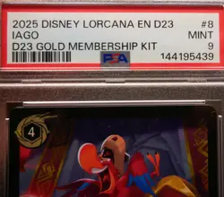 2025 Disney Lorcana -Iago Out of Reach- D23 2025 Gold Member Exclusive card - Image 4