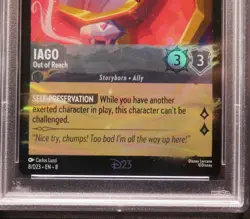 2025 Disney Lorcana -Iago Out of Reach- D23 2025 Gold Member Exclusive card - Image 5