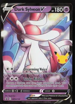 Dark Sylveon V - SWSH134 - Black Star Promo - Pokemon Card - NM/M - Image 1