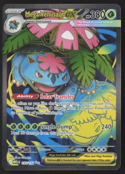 Mega Venusaur ex - 155/132 - Ultra Rare - Mega Evolutions - Pokemon Card - NM/M - Image 1