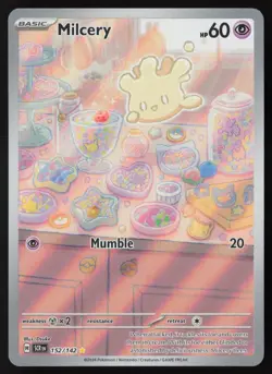 Milcery - 152/142 - Illustration Rare - Stellar Crown - Pokemon Card - NM/M - Image 1