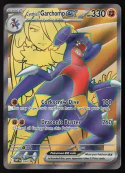 Cynthia's Garchomp ex - SVP 204 - Black Star Promo - Pokemon Card - NM/M - Image 1