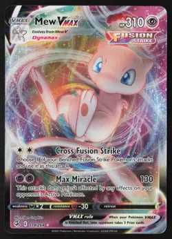 Mew Vmax - 114/264 - Ultra Rare - Fusion Strike - Pokemon Card - NM/M - Image 1