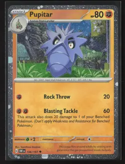 Pupitar - (Cosmos Holo) Uncommon Miscellaneous Cards & Products 106/197 NM - Image 1