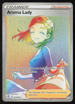 Aroma Lady - 221/203 - Secret Rare - Evolving Skies - Pokemon Card - NM/M - Image 1