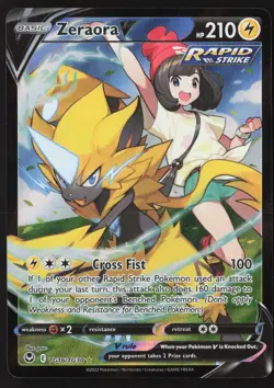 Zeraora V - TG16/TG30 - Silver Tempest - Trainer Gallery - Pokemon Card - NM/M - Image 1