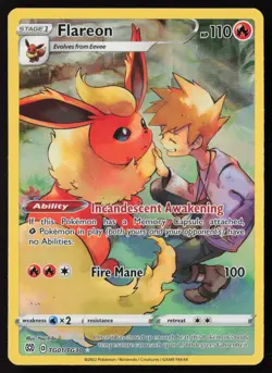 Flareon - TG01/TG30 - Ultra Rare - Brilliant Stars - Pokemon Card - LP - Image 1