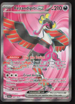 Fezandipiti ex - 084/064 - Ultra Rare - Shrouded Fable - Pokemon Card - LP - Image 1