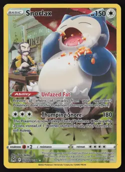 Snorlax - TG10/TG30 - Ultra Rare - Lost Origin - Pokemon Card - LP - Image 1