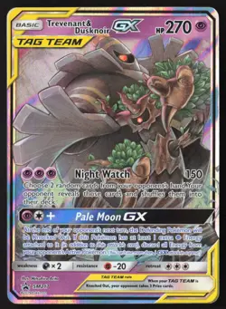 Trevenant & Dusknoir GX - Sm217 - Black Star Promo - Pokemon Card - LP - Image 1