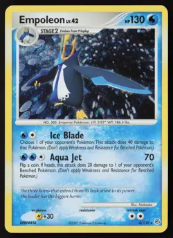 Empoleon - 4/130 - Holo - Diamond & Pearl - Pokemon Card - LP - Image 1