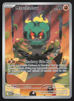 Marshadow - 146/132 - Illustration Rare - Mega Evolution - Pokemon Card - NM/M - Image 1