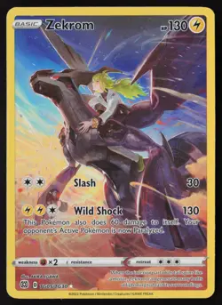 Zekrom - TG05/TG30 - Ultra Rare - Brilliant Stars - Pokemon Card - LP - Image 1