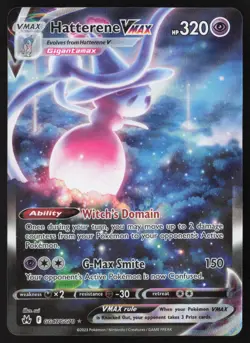 Hatterene Vmax - GG47/GG70 - Ultra Rare - Crown Zenith - Pokemon Card - NM/M - Image 1