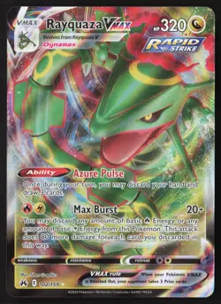 Rayquaza VMAX - 102/159 - Ultra Rare - Crown Zenith - Pokemon Card - NM/M - Image 1