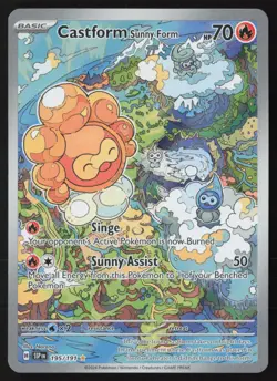 Castform - 195/191 - Illustration Rare - Surging Sparks - Pokemon Card - NM/M - Image 1