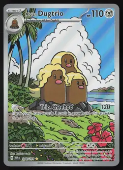 Dugtrio - 208/191 - Illustration Rare - Surging Sparks - Pokemon Card - NM/M - Image 1