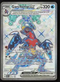 Garchomp ex - 219/182 - Ultra Rare - Paradox Rift - Pokemon Card - NM/M - Image 1