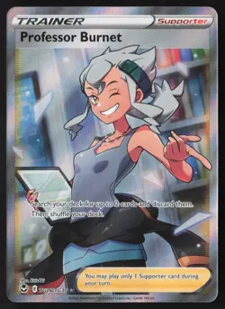 Professor Burnet - TG26/TG30 - Ultra Rare - Silver Tempest - Pokemon Card - NM/M - Image 1