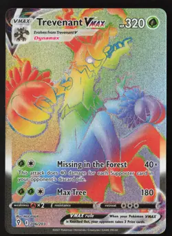 Trevenant VMAX - 206/203 - Secret Rare - Evolving Skies - Pokemon Card - NM/M - Image 1