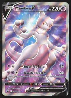 Mewtwo V - SWSH229 - Black Star Promo - Pokemon Card - NM/M - Image 1