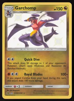 Garchomp - SV40/SV94 - Baby Shiny - Hidden Fates - Pokemon Card - NM/M - Image 1
