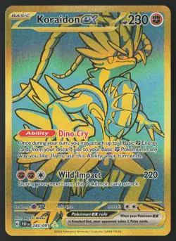 Koraidon EX - 245/091 - Hyper Rare - Paldean Fates - Pokemon Card - VLP - Image 1