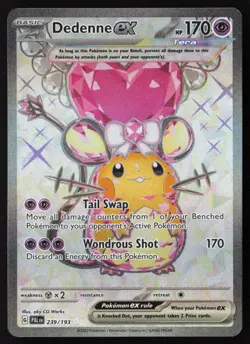 Dedenne EX - 239/193 - Ultra Rare - Paldea Evolved - Pokemon Card - NM/M - Image 1