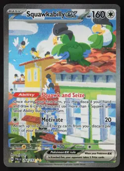 Squawkabilly ex - 264/193 - SIR - Paldea Evolved - Pokemon Card - LP - Image 1