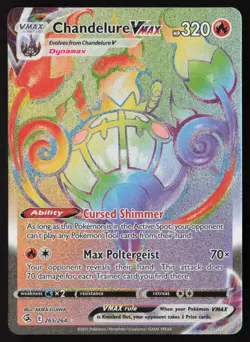 Chandelure Vmax - 265/264 - Secret Rare - Fusion Strike - Pokemon Card - NM/M - Image 1