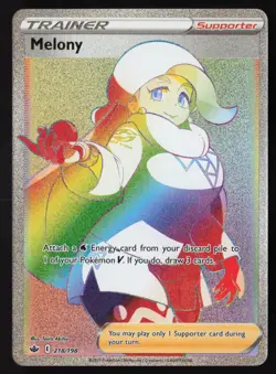 Melony - 218/198 - Secret Rare - Chilling Reign - Pokemon Card - NM/M - Image 1