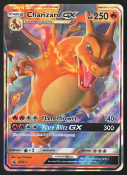 Charizard GX - SM211 - Black Star Promo - Pokemon Card - NM/M - Image 1