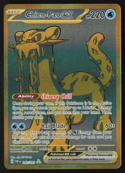Chien-Pao ex - 242/091 - Secret Rare - Paldean Fates - Pokemon Card - NM/M - Image 1