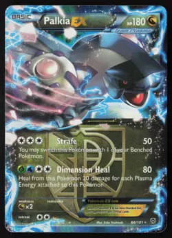 Palkia EX - 66/101 - Double Rare - Plasma Blast - Pokemon Card - LP - Image 1