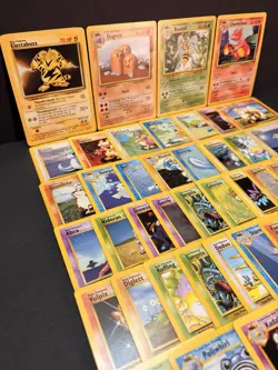 Vintage Pokemon Base Set Starter Lot – 60 Cards – WOTC Base Set - Common Rare - Image 2