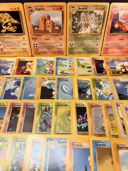 Vintage Pokemon Base Set Starter Lot – 60 Cards – WOTC Base Set - Common Rare - Image 3