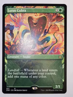 MTG Lotus Cobra Zendikar Rising 307 Regular Rare - Image 2