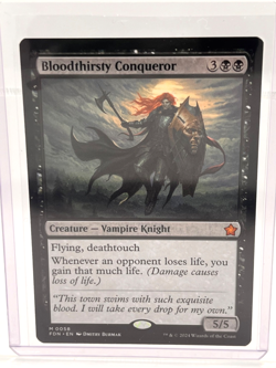 Magic the Gathering-Foundations: Bloodthirsty Conqueror #58 (NON FOIL) - Image 1