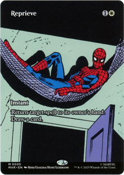 Reprieve (Borderless) 0005 - Marvel's Spider-Man MTG - NM/M - English - Image 1