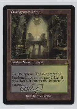 Retro Frame - Overgrown Tomb Magic: Ravnica Remastered RVR #0407 - Image 1