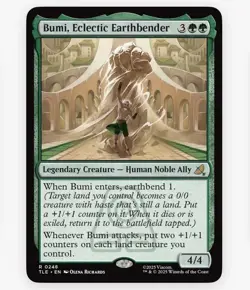 Bumi, Eclectic Earthbender - Magic: The Gathering MTG Avatar NM - Image 1