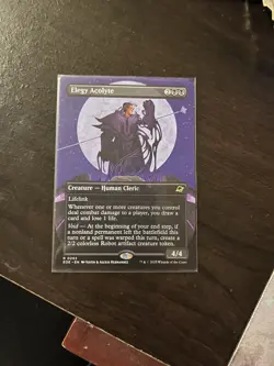 MTG | Elegy Acolyte (Borderless FOIL) Edge of Eternities | EOE 0293 | NM - Image 1
