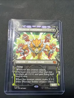 Triceraton Commander (Showcase) Teenage Mutant Ninja Turtles - Mystic Rare MTG - Image 1