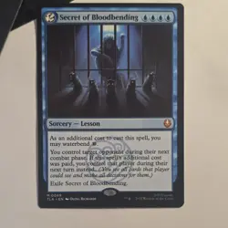 Magic: The Gathering Secret of Bloodbending Sorcery Lesson Blue Avatar 0069 Eng - Image 1